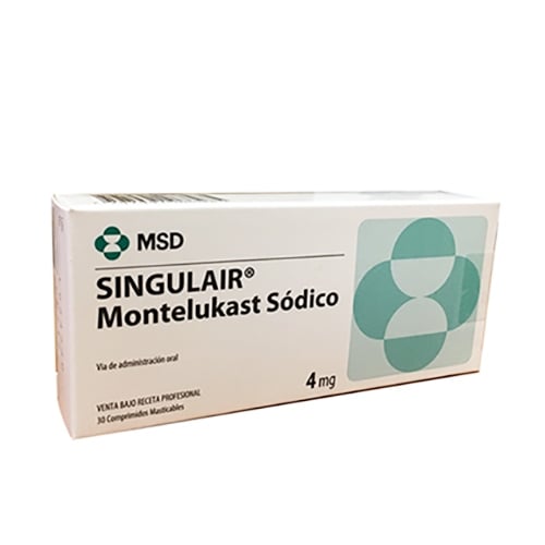 Singulair 4 Mg 30 Comprimidos