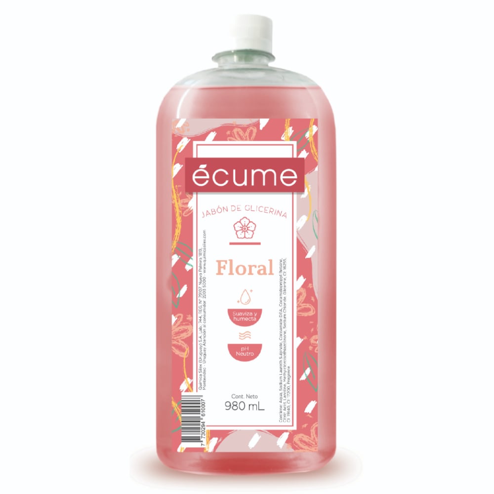 Repuesto De Jabón Líquido écume Floral 980 Ml