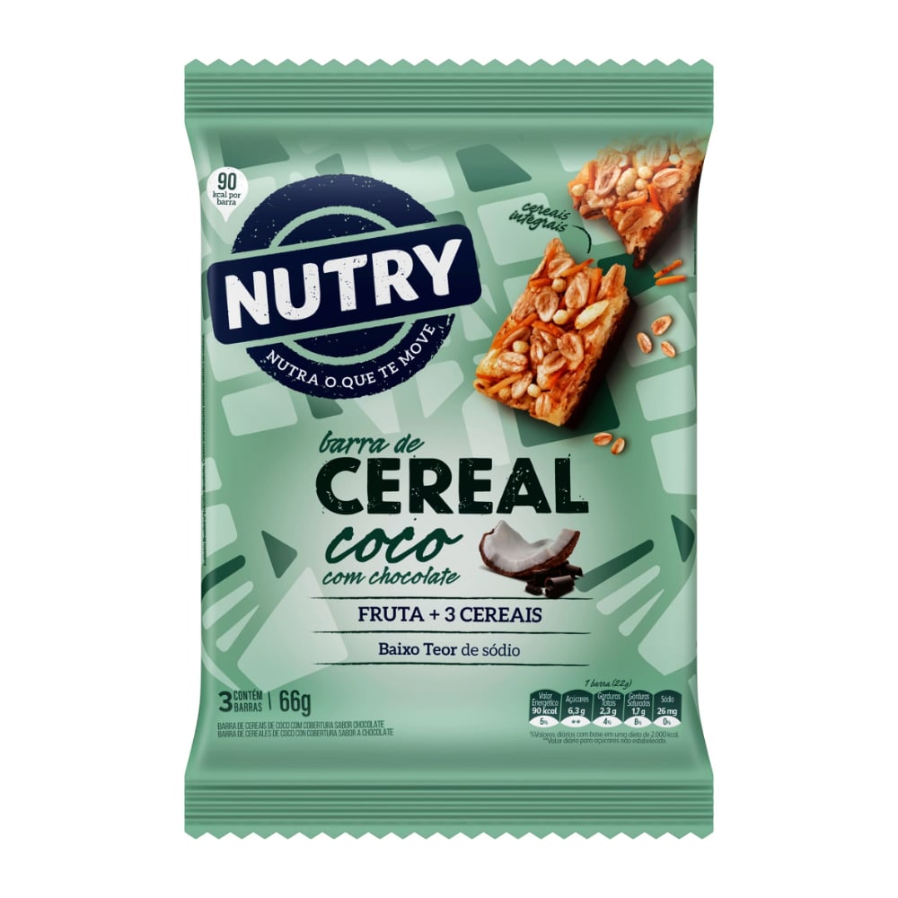 Cereales Nutrys Coco Con Chocolate 22 G 3 Unidades