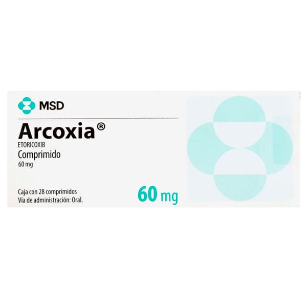 Arcoxia 60 Mg 28 Comprimidos