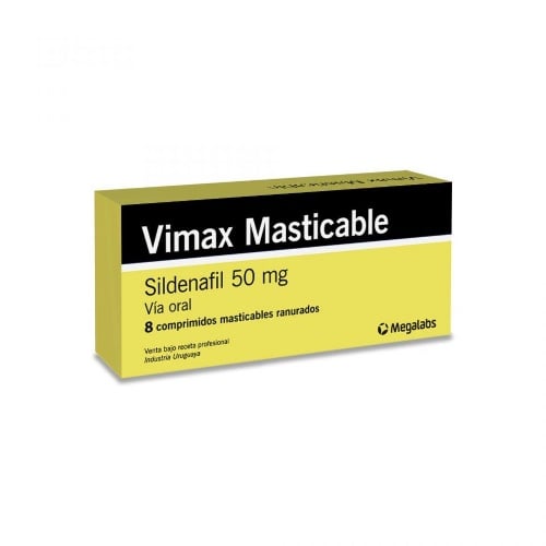 VIMAX MASTICABLE 50 MG 8 COMPRIMIDOS