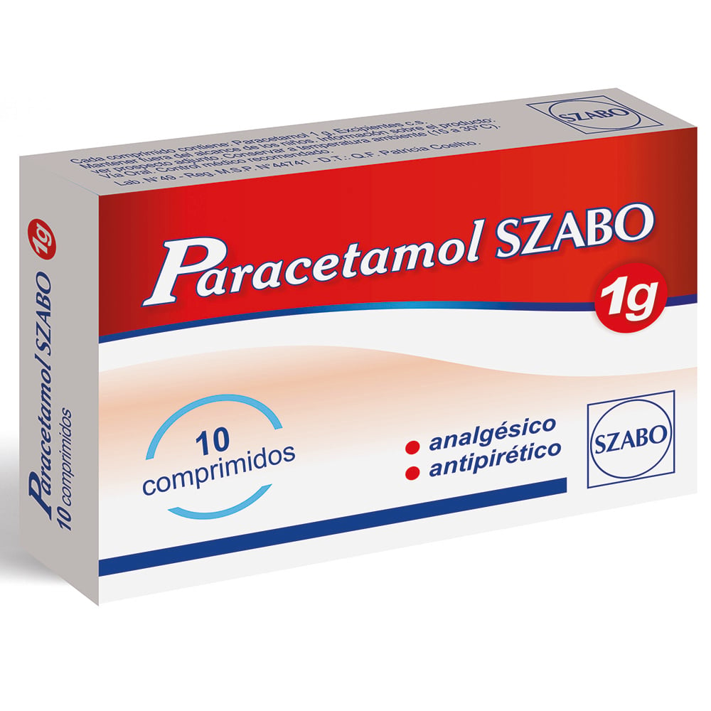 Paracetamol 1 G 10 Comprimidos 