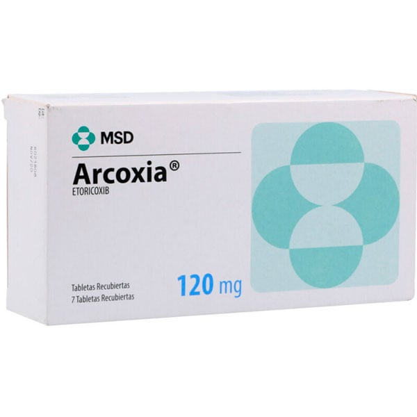 ARCOXIA 120 MG 7 COMPRIMIDOS