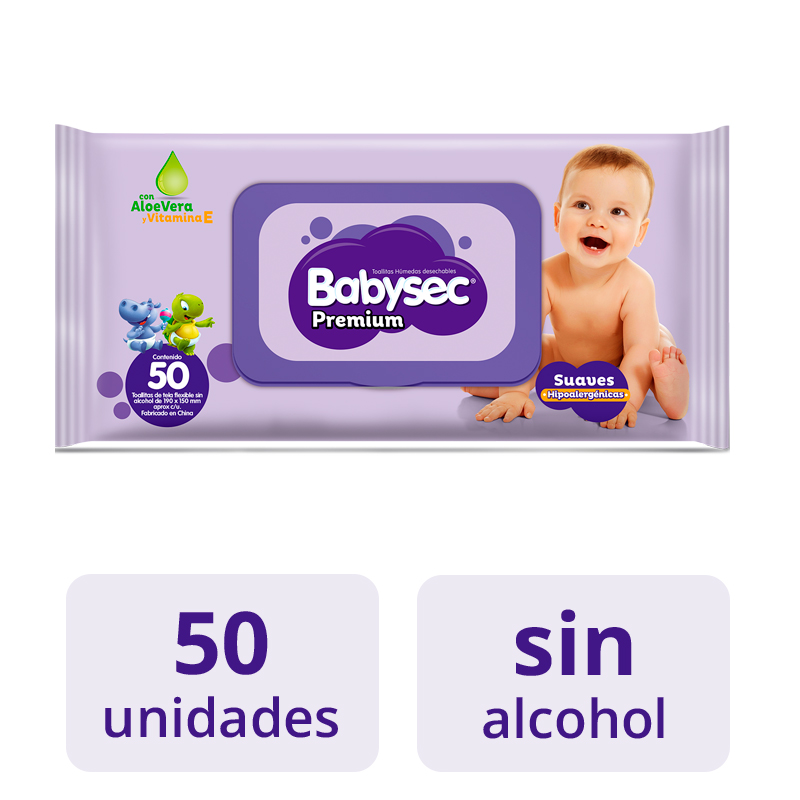 TOALLITAS BABYSEC FLOW ULTRA 50 UNIDADES