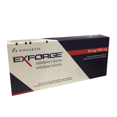 Exforge 10 Mg /160 Mg 28 Comprimidos