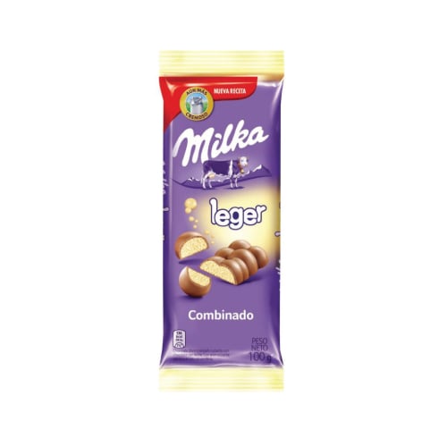 Tableta De Chocolate Milka Leger Combinado 100 G