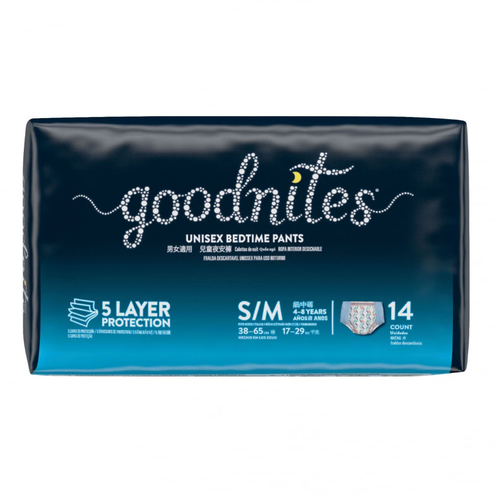 Pañales Goodnites S - M 14 Unidades