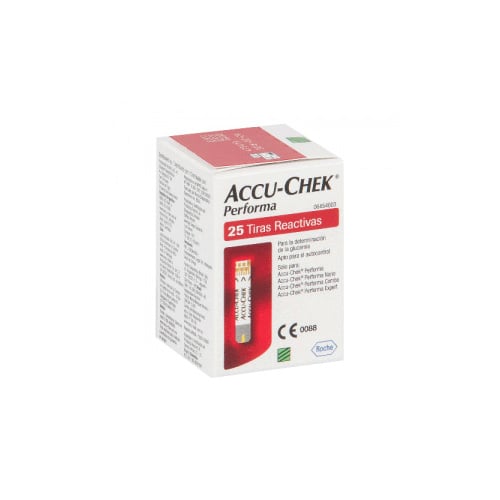 TIRAS ACCU-CHEK PERFORMA 25 UNIDADES