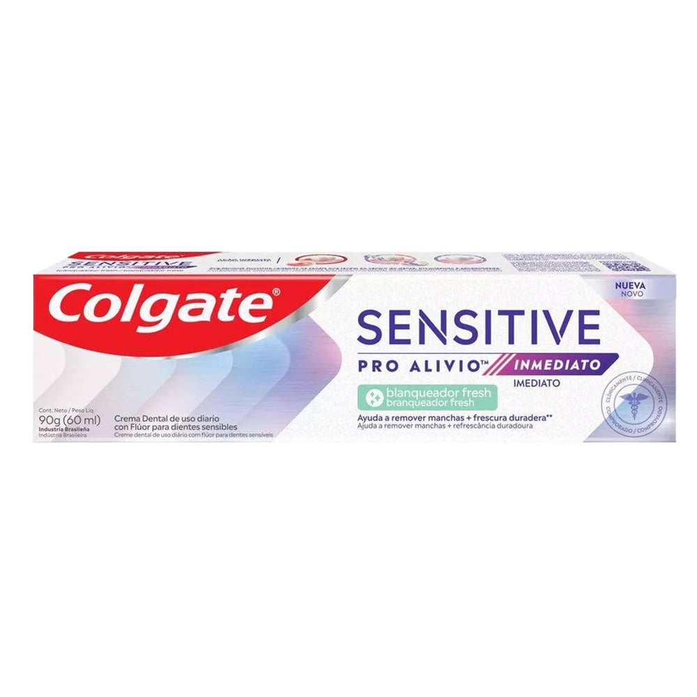 Pasta De Dientes Colgate Sensitive Pro-alivio Inmediato Blanqueadora 90 G