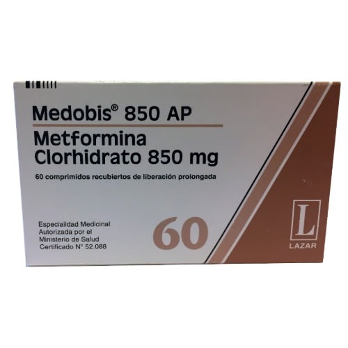 Medobis Ap 850 Mg 60 Comprimidos Recubiertos