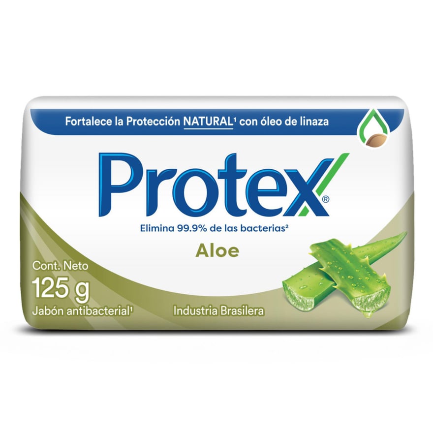 Jabón En Barra Protex Aloe 125 G