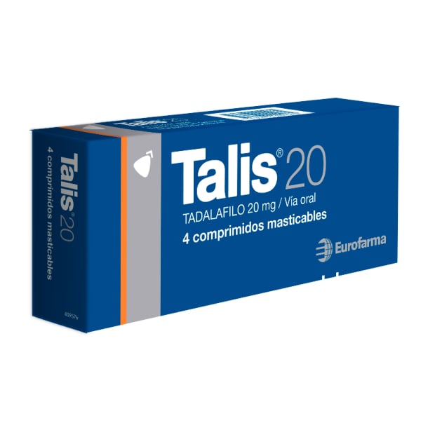 TALIS 20 MG 4 COMPRIMIDOS