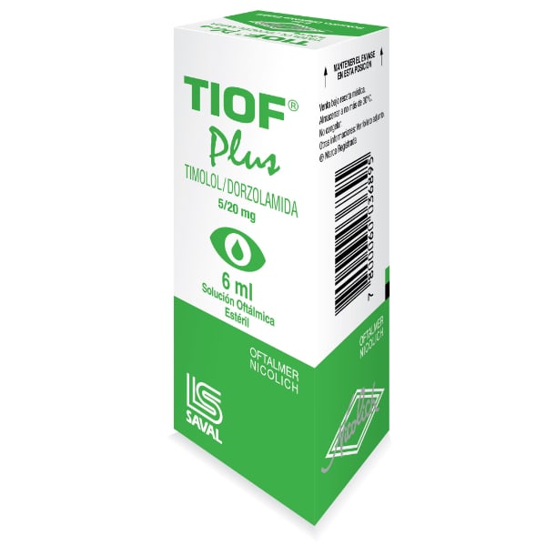 Tiof Plus Solución Oftálmica 6 Ml