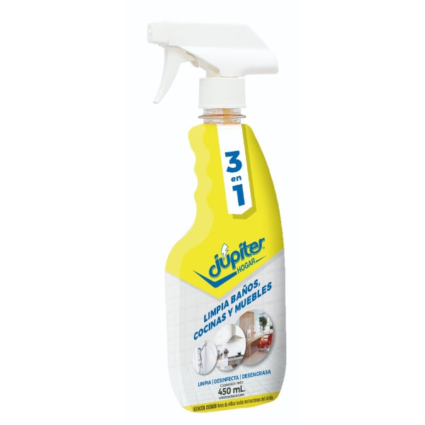 Limpiador Júpiter 3en1 Con Gatillo 450 Ml