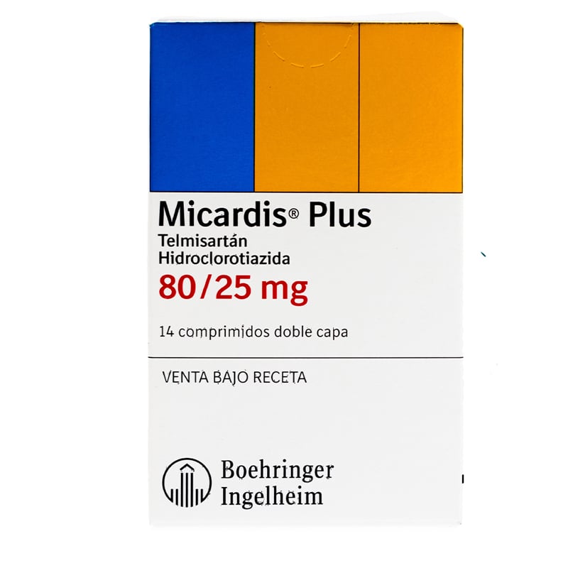 MICARDIS PLUS 80MG/25MG 14 COMPRIMIDOS