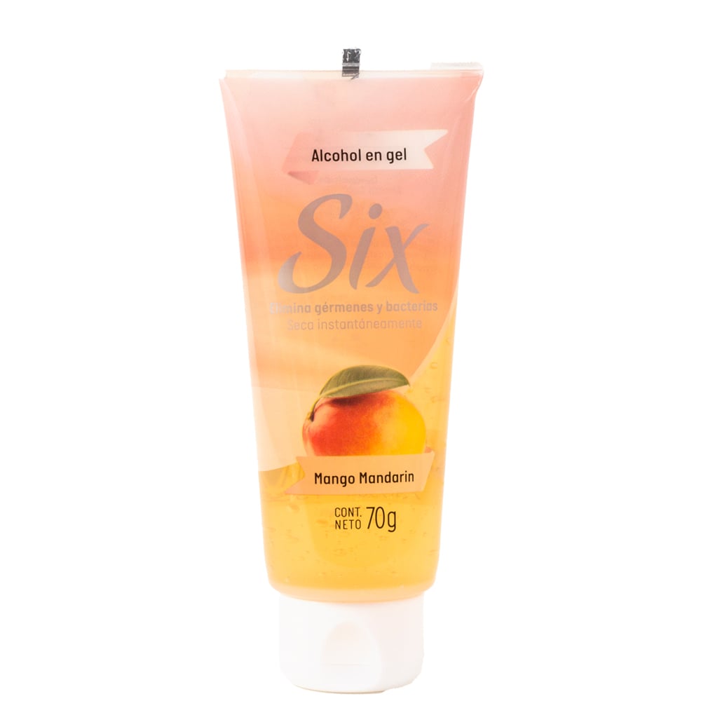 Alcohol En Gel Six Mango 70 G