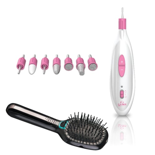 **GAMA COMBO NAIL SPA 7 ACC+BRUSH SHINE CA