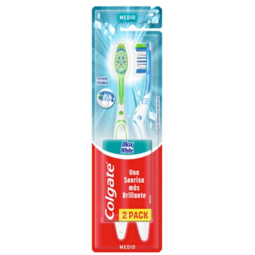 CEPILLO DE DIENTES COLGATE MAX WHITE 2X1