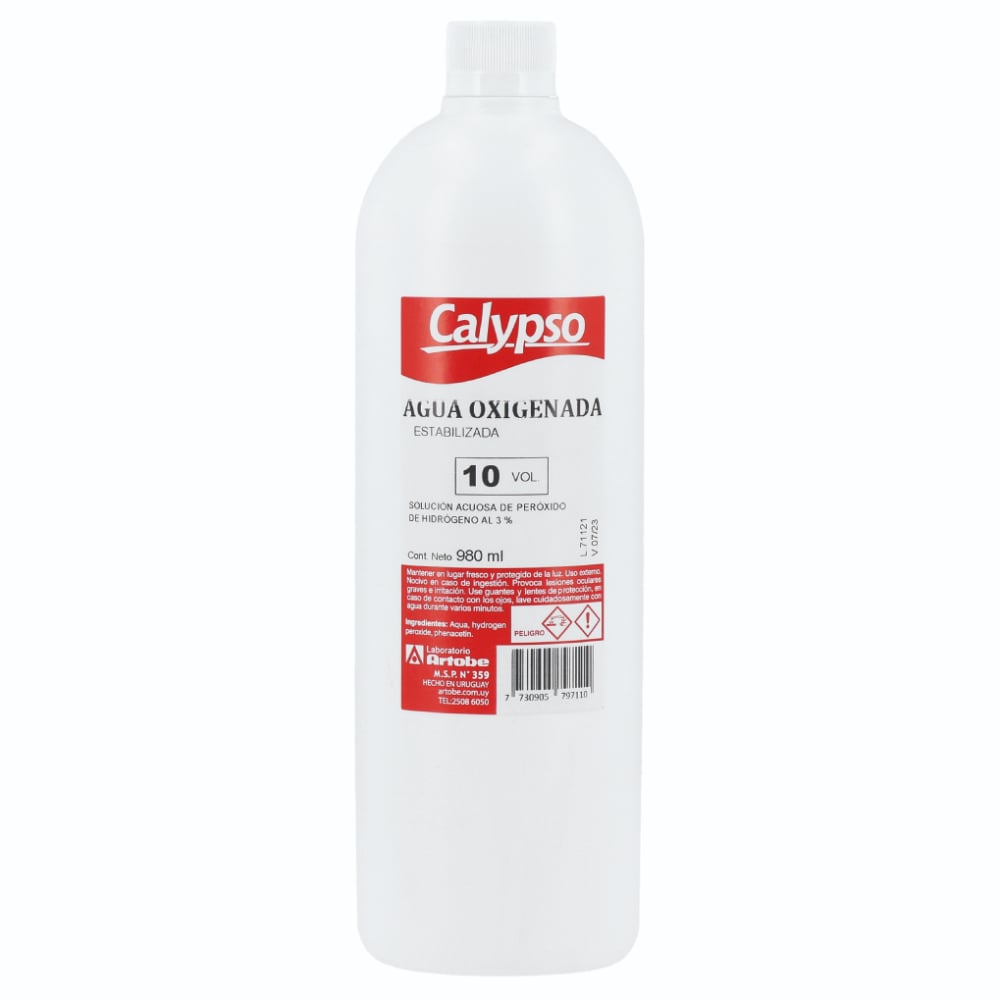 Agua Oxigenada Calypso 10 Volúmenes 980 Ml