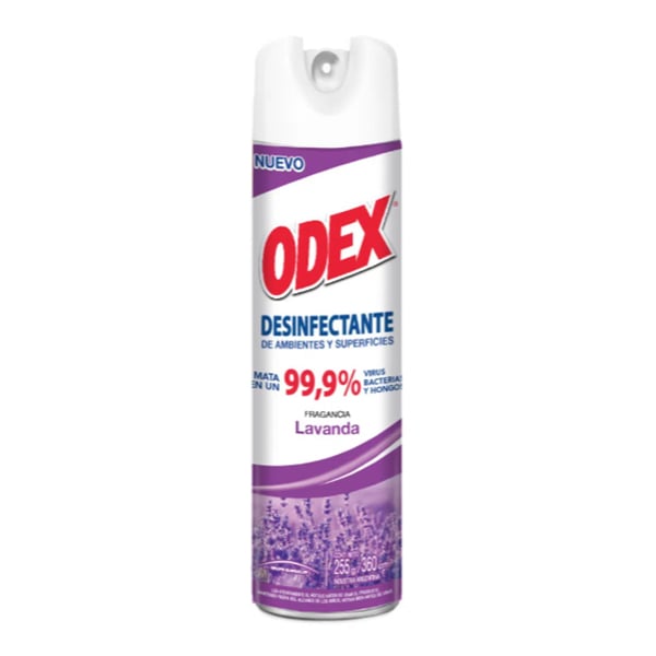 Desinfectante En Aerosol Odex Lavanda 360 Ml