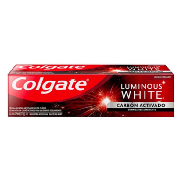 Pasta De Dientes Colgate Luminous White Carbón 90 G