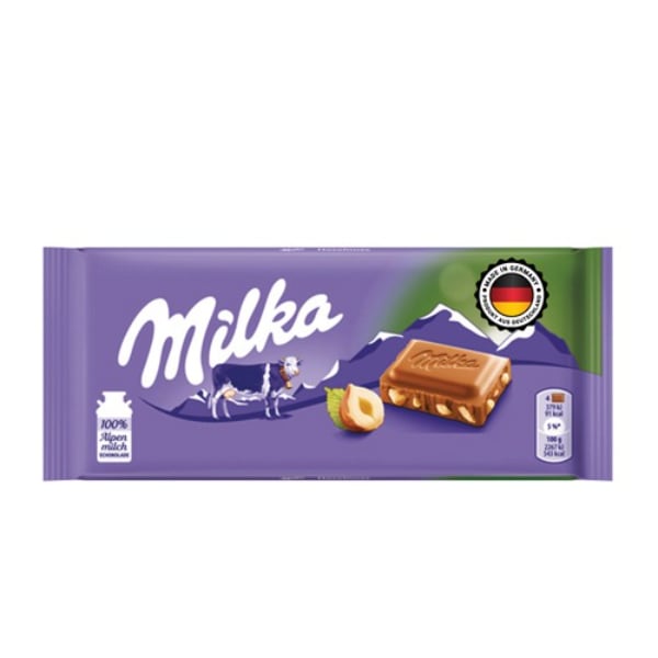 Tableta De Chocolate Milka Hazelnuts 100 G