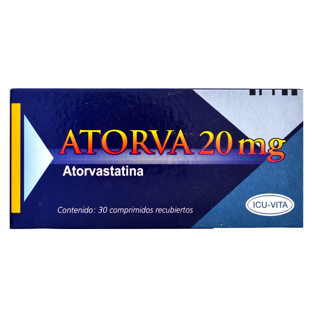 Atorva 20 Mg 30 Comprimidos