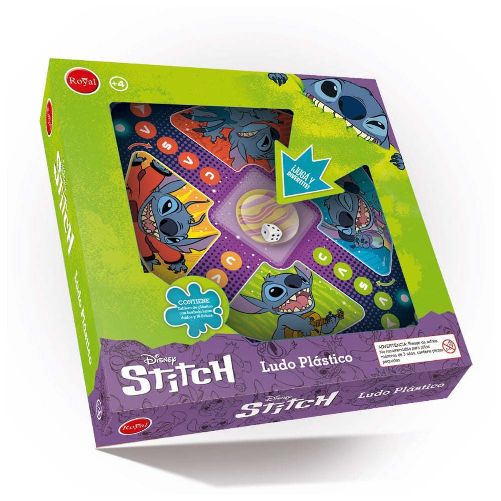 Juego Ludo Plástico Royal Stich