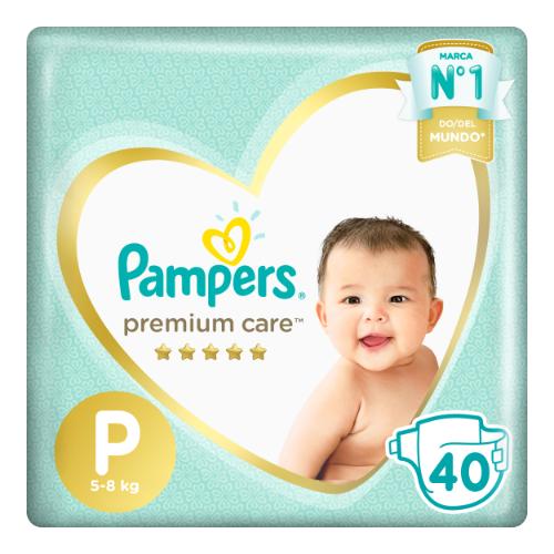 Pañales Pampers Premium Care P 40 unidades