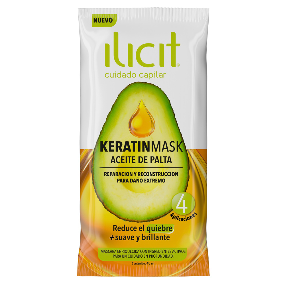 Mascarilla Capilar Ilicit Keratin Mask Palta 40 Ml