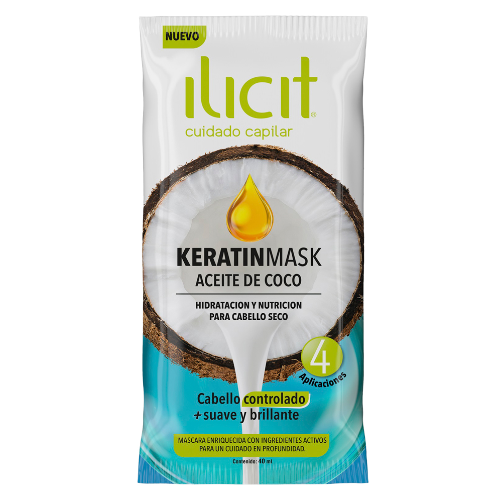 Mascarilla Capilar Ilicit Keratin Mask Coco 40 Ml