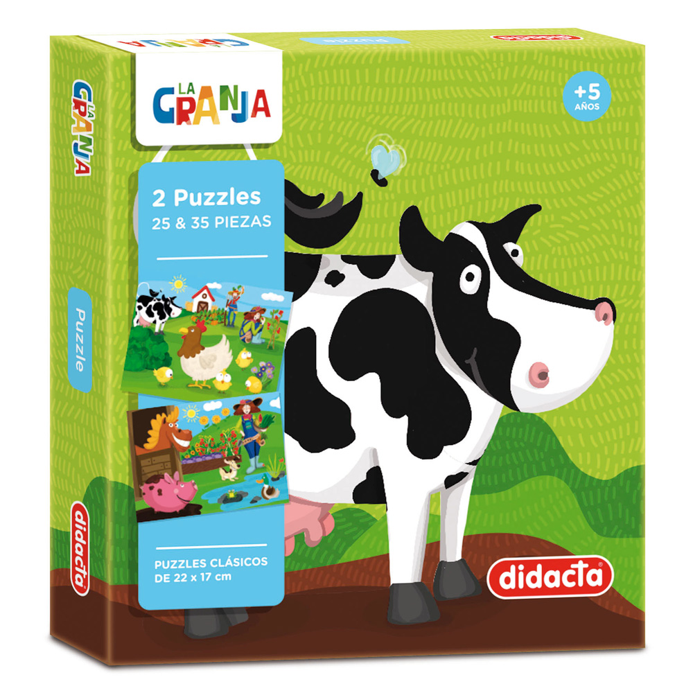 Juego Didacta Puzzles Granja