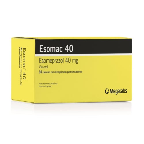 ESOMAC 40 MG 30 COMPRIMIDOS