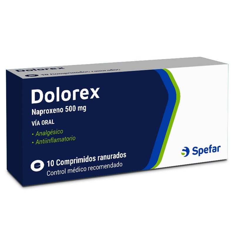 Dolorex 500 Mg 10 Comprimidos