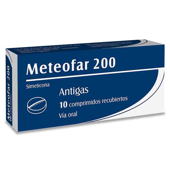 Meteofar 200 Mg 10 Comprimidos