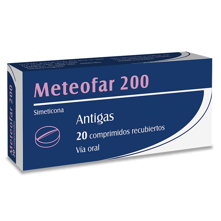 Meteofar 200 Mg 20 Comprimidos