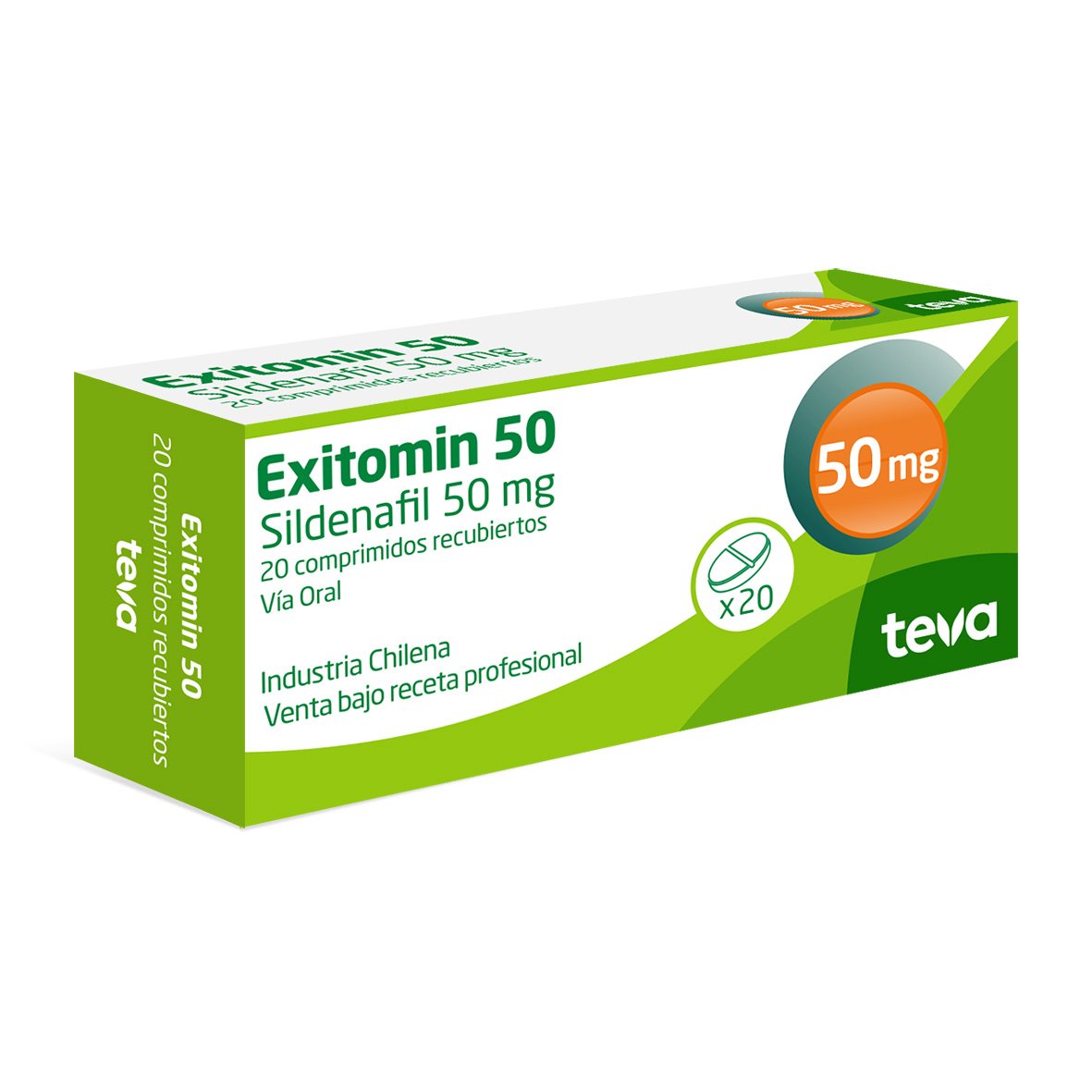 Exitomin 50 Mg 20 Comprimidos