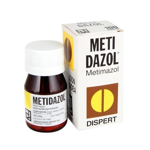 Metidazol 5 Mg 100 Tabletas