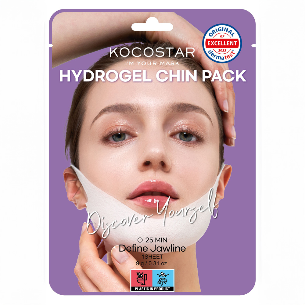 Mascarilla Facial De Papada Hortensia Hydrogel 1 Unidad