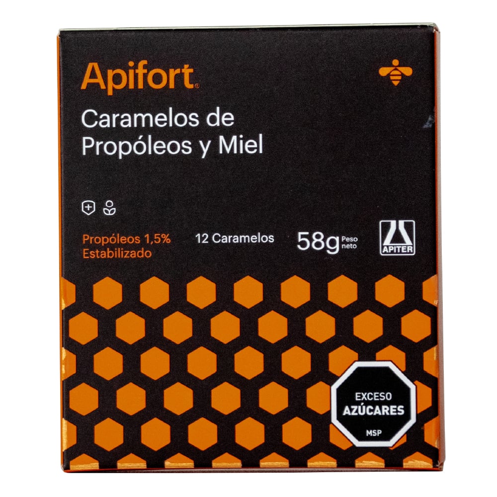 CARAMELOS PROPOLEO Y MIEL 12 UNIDADES