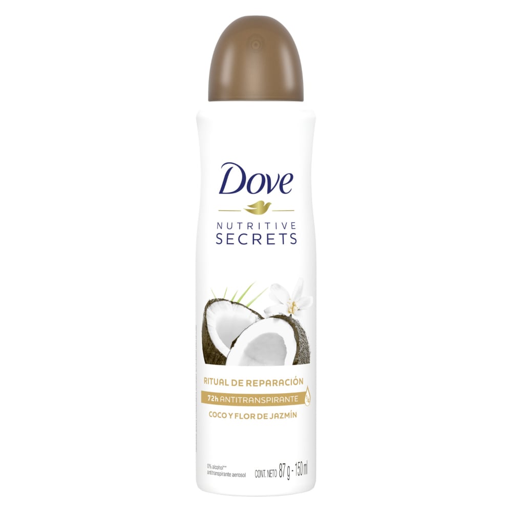 Antitranspirante En Aerosol Dove Femenino Coco 150 Ml