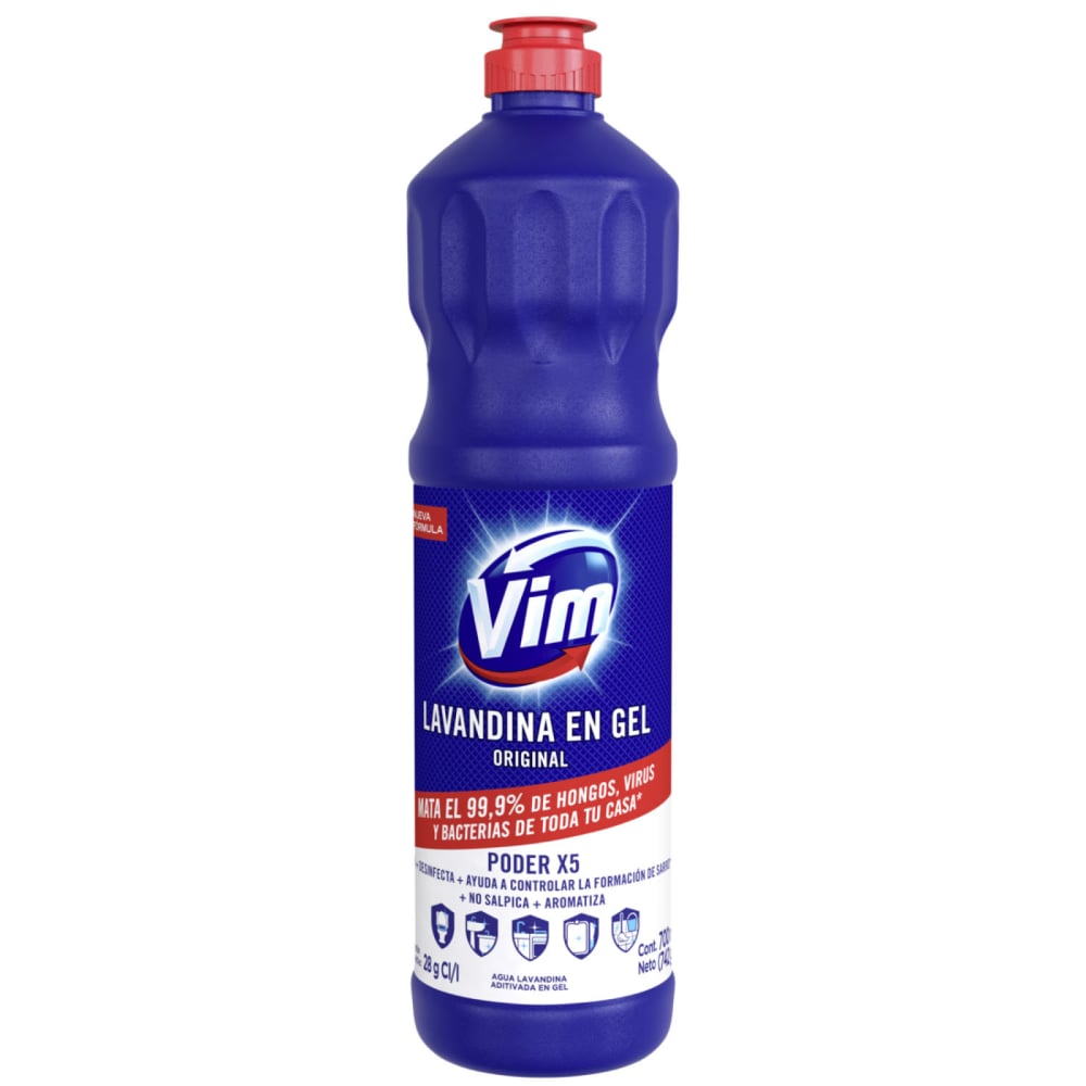 Lavandina En Gel Vim Original 750 Ml