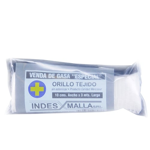 Venda De Gasa Indes 10cmx3 M