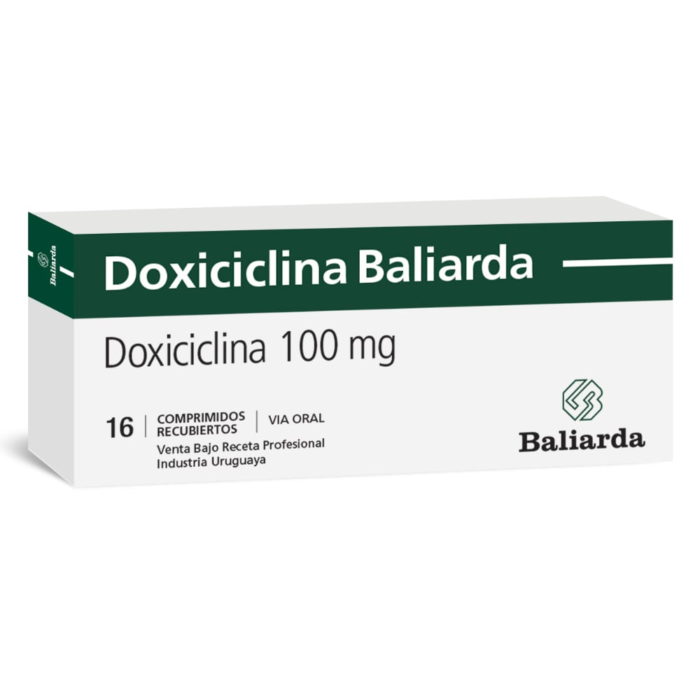 Doxiciclina Baliarda 100 Mg 16 Comprimidos