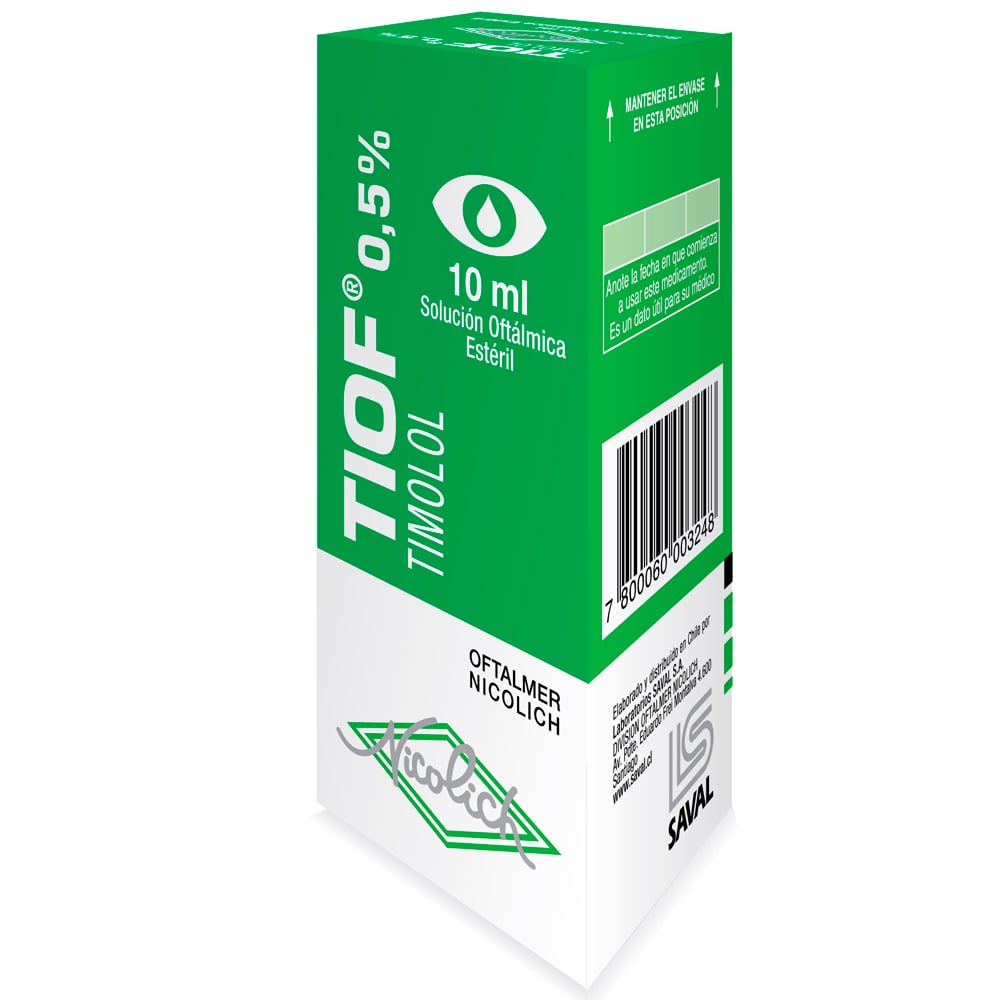 Tiof 0.5% Solución Oftálmica 10 Ml