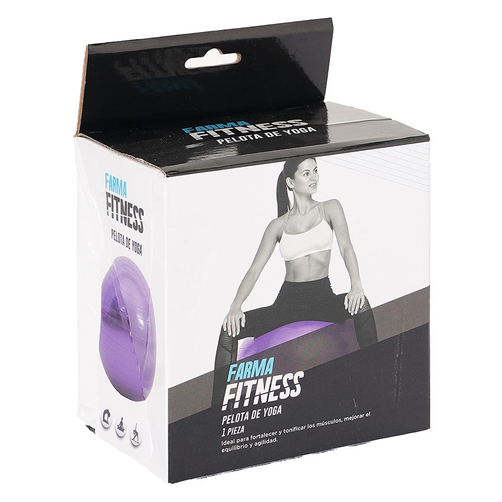 Pelota De Yoga Farma Fitness Colores Surtidos  1 Unidad