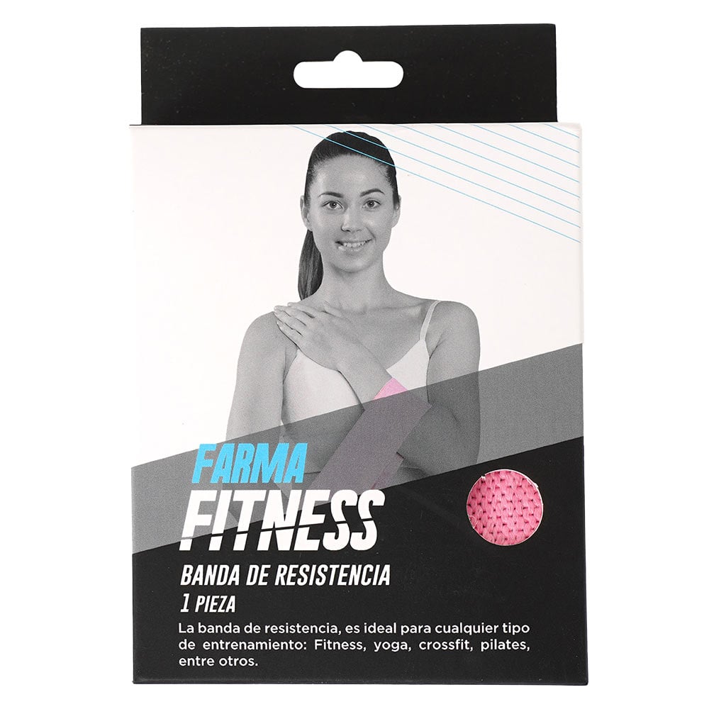 Banda De Resistencia Deportiva Farma Fitness Rosada