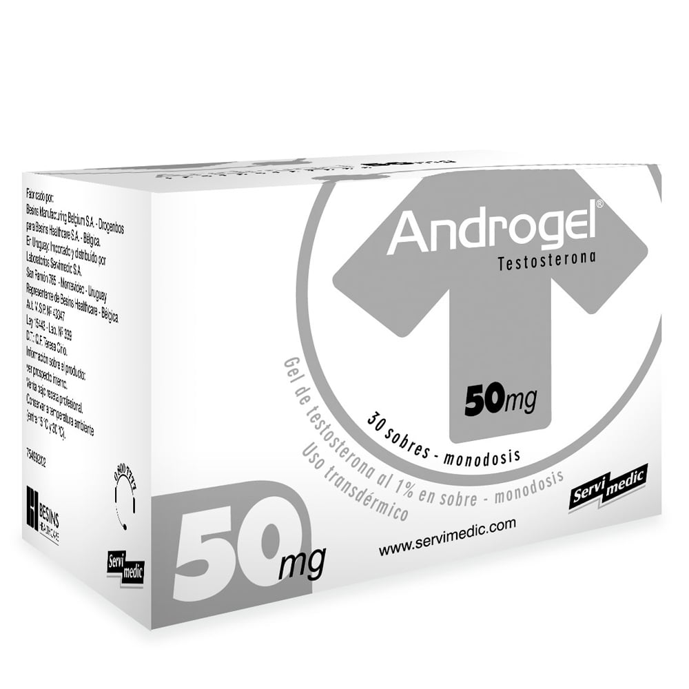 Androgel 50 Mg 30 Sobres