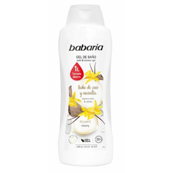 Gel De Ducha Babaria Leche De Coco 1 L