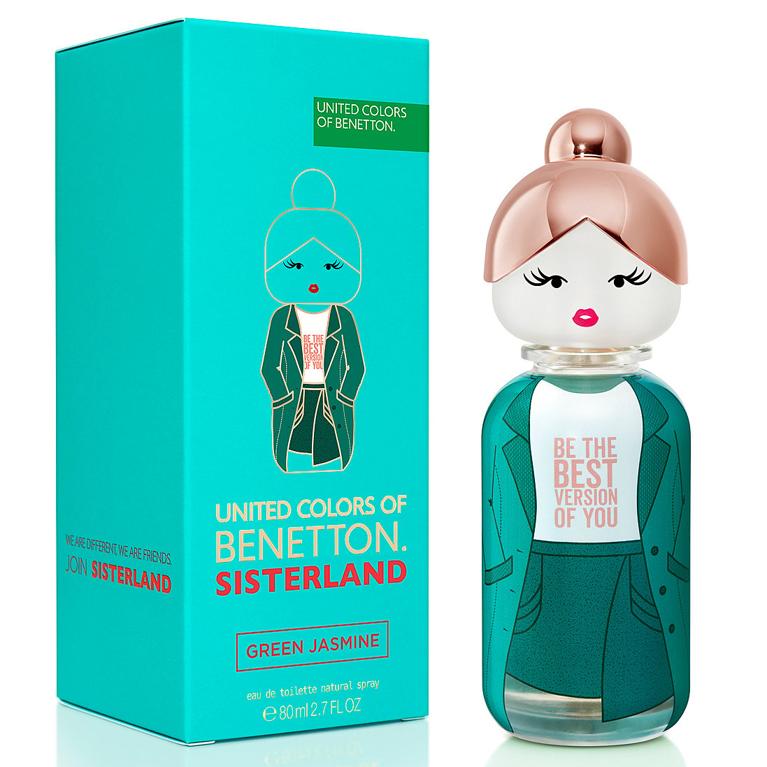 Perfume Benetton Sisterland Green Jasmine Edt 80 Ml